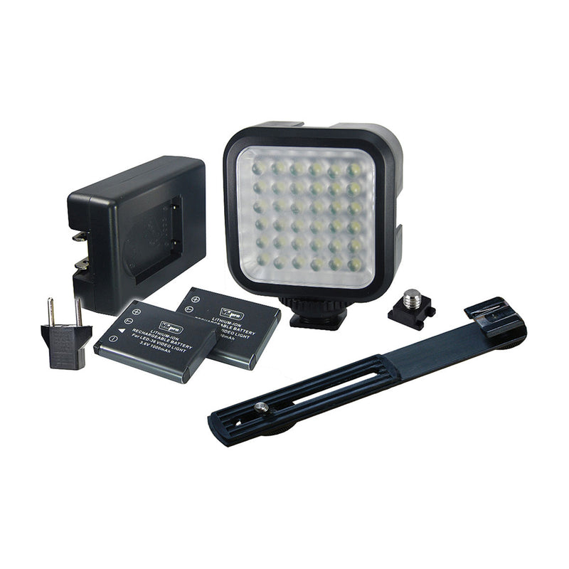 Vidpro Kit de Luz LED Compacta para Cámaras | 36 Luces LED