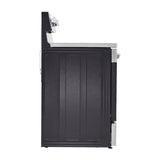 LG Estufa Eléctrica de Acero Inoxidable | 2-en-1 | Smart WiFi ThinQ | 6.3p3 | Air Fryer | Convección | Panel Digital | 30" | 5 Quemadores | Plateado