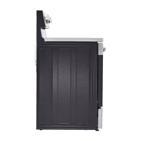 LG Estufa Eléctrica de Acero Inoxidable | 2-en-1 | Smart WiFi ThinQ | 6.3p3 | Air Fryer | Convección | Panel Digital | 30" | 5 Quemadores | Plateado