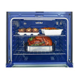 LG Estufa Eléctrica de Acero Inoxidable | 2-en-1 | Smart WiFi ThinQ | 6.3p3 | Air Fryer | Convección | Panel Digital | 30" | 5 Quemadores | Plateado