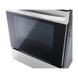 LG Estufa Eléctrica de Acero Inoxidable | 2-en-1 | Smart WiFi ThinQ | 6.3p3 | Air Fryer | Convección | Panel Digital | 30" | 5 Quemadores | Plateado