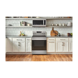 LG Estufa Eléctrica de Acero Inoxidable | 2-en-1 | Smart WiFi ThinQ | 6.3p3 | Air Fryer | Convección | Panel Digital | 30" | 5 Quemadores | Plateado