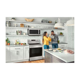 LG Estufa Eléctrica de Acero Inoxidable | 2-en-1 | Smart WiFi ThinQ | 6.3p3 | Air Fryer | Convección | Panel Digital | 30" | 5 Quemadores | Plateado