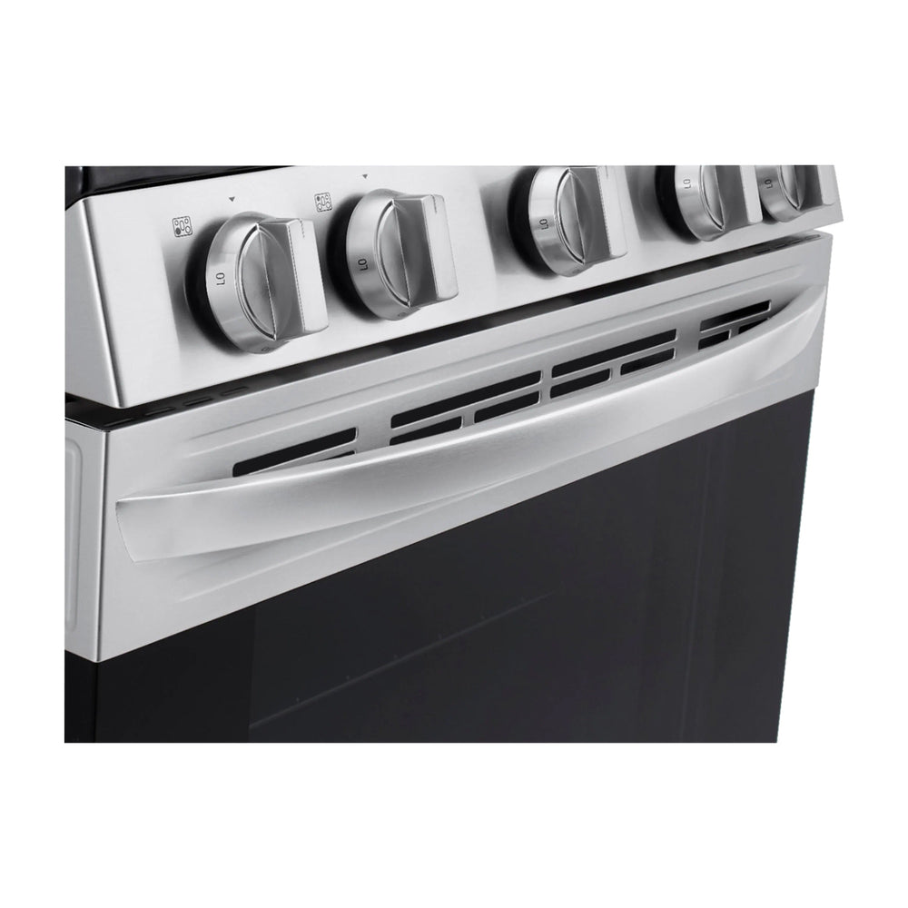 LG Estufa a Gas de Acero Inoxidable | Smart WiFi ThinQ | 5.8p3 | Ultra Heat | Air Fryer | Convección | Panel Digital | 30" | 5 Quemadores
