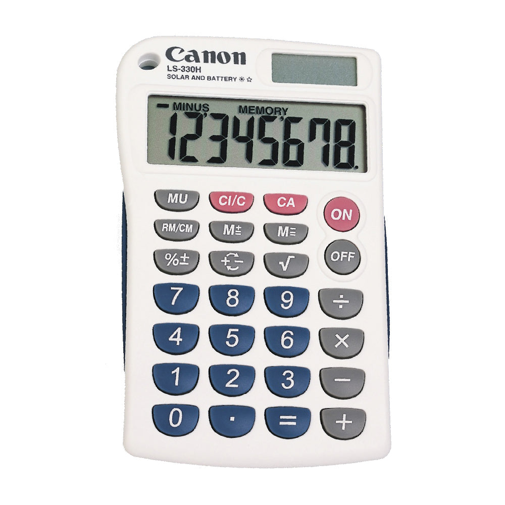 Canon Calculadora de Bolsillo de 8 Dígitos | Batería Solar | Compacta y Liviana