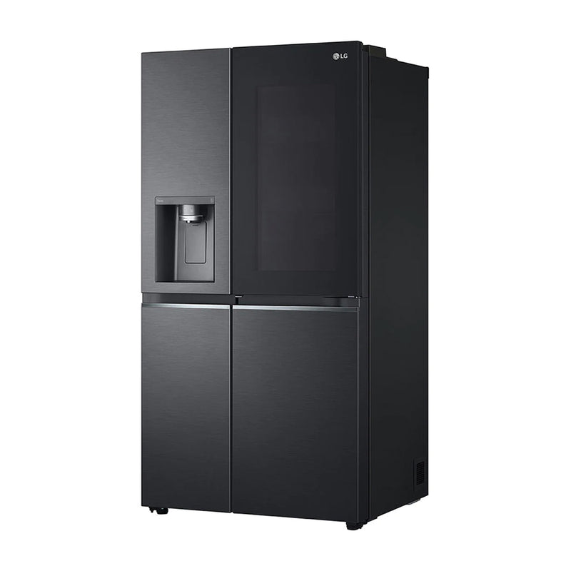 LG Refrigeradora Side By Side InstaView Door-In-Door Inverter Linear | ThinQ | Craft Ice | Linear Cooling | Multi Air Flow | UVNano | Dispensador de Agua y Hielo | 23.8p3 | Negro Matte