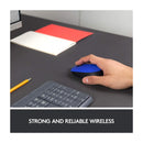 Logitech M170 Mouse Inalámbrico | Azul Negro