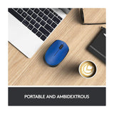 Logitech M170 Mouse Inalámbrico | Azul Negro