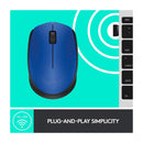 Logitech M170 Mouse Inalámbrico | Azul Negro