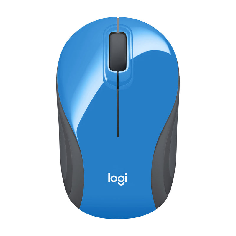 Logitech M187 Mouse Inalámbrico Ultra Portátil | Nano Receptor | Azul