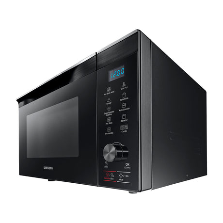 Samsung Microondas de 1000W | Convección | Grill | Sistema de Cocción con Sensor | Interior de Cerámica | SlimFry | 1.1p3 | Negro