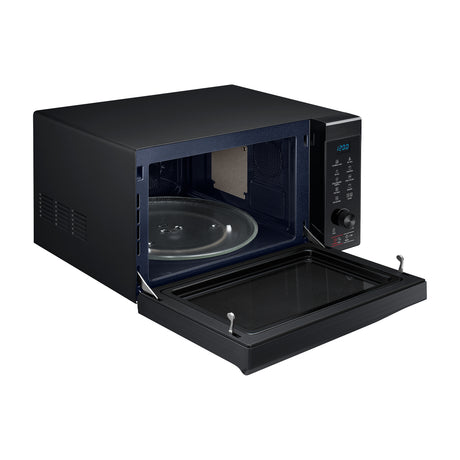 Samsung Microondas de 1000W | Convección | Grill | Sistema de Cocción con Sensor | Interior de Cerámica | SlimFry | 1.1p3 | Negro