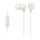 Sony MDR-EX15AP Audífonos de Cable | Blanco
