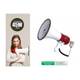 Sankey Megáfono Recargable | Rango de 0.7km - 1km | 45W