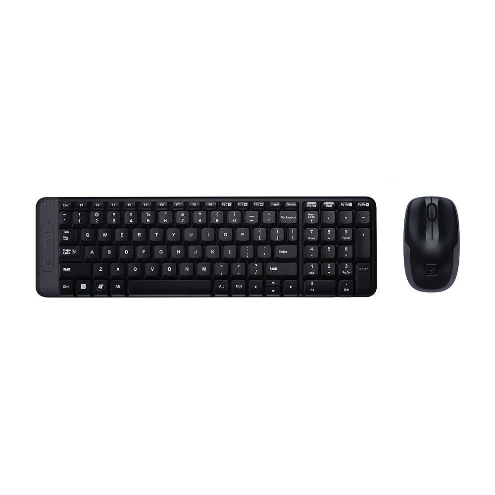 Logitech Teclado & Mouse Inalámbrico | Plug & Play | Silencioso