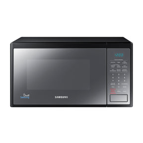Samsung Microondas de 750W | Tipo Espejo | Interior de Cerámica Esmaltada | Modo Eco | 0.8p3 | Negro