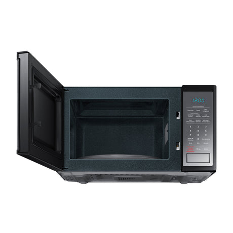 Samsung Microondas de 750W | Tipo Espejo | Interior de Cerámica Esmaltada | Modo Eco | 0.8p3 | Negro