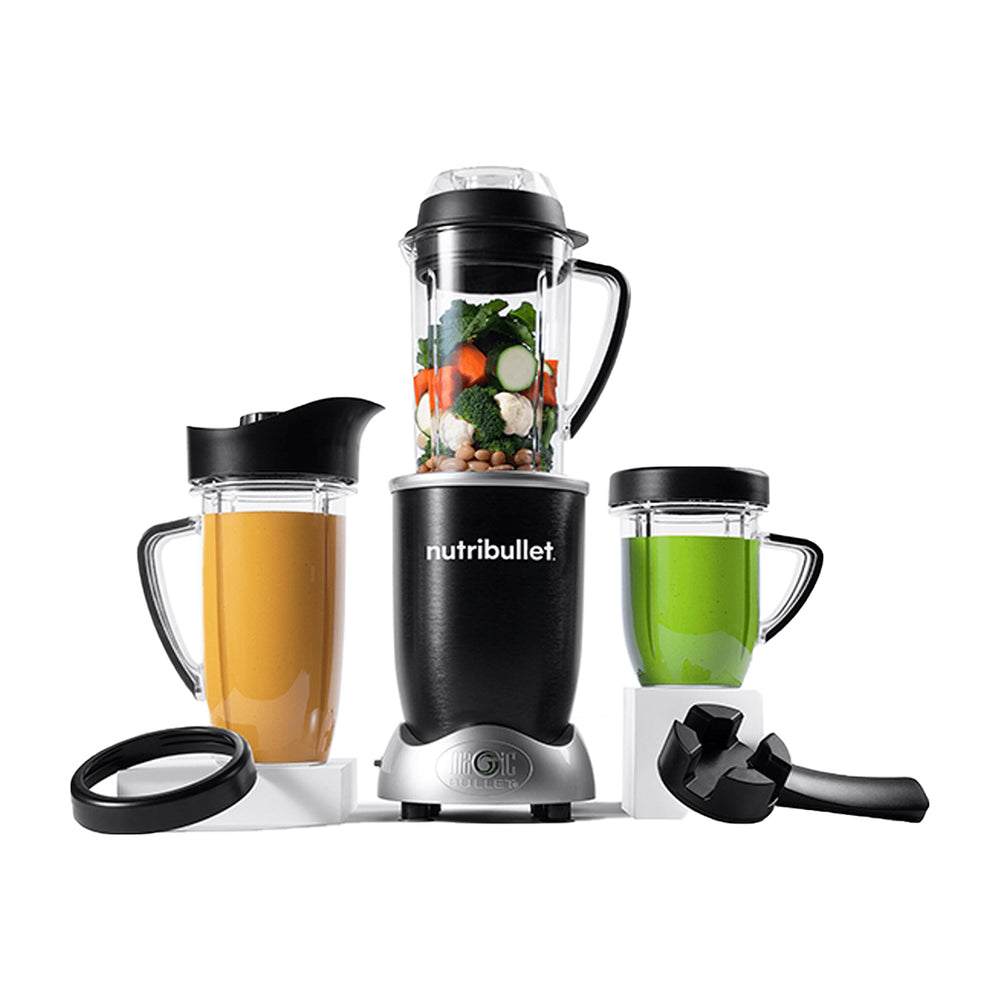 Nutribullet RX Licuadora / Extractor de Nutrientes | Función de Calentamiento para Sopas y Salsas | 10 Piezas | 1.3L | 1700W | Negro