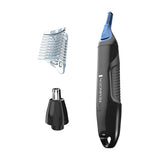 Remington Recortadora de Precisión de Vellos Inalámbrica para Nariz, Cejas y Orejas | Nano Silver | Waterproof