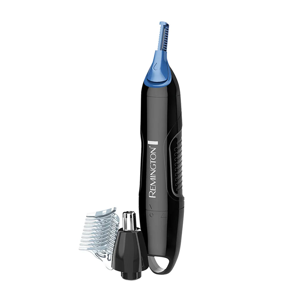 Remington Recortadora de Precisión de Vellos Inalámbrica para Nariz, Cejas y Orejas | Nano Silver | Waterproof