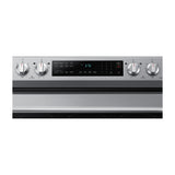 Samsung Estufa Eléctrica de Acero Inoxidable | 2-en-1 | WiFi Smart | 6.3p3 | Air Fryer | Convección | Control de Voz (Alexa y Google) | Panel Digital | 30" | 5 Quemadores