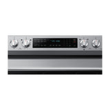 Samsung Estufa Eléctrica de Acero Inoxidable | 3-en-1 | WiFi Smart | 6.3p3 | Air Fryer | True Convection | Control de Voz (Alexa y Google) | Panel Digital | Plancha | 30" | 5 Quemadores