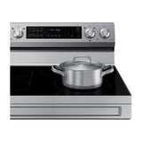 Samsung Estufa Eléctrica de Acero Inoxidable | 3-en-1 | WiFi Smart | 6.3p3 | Air Fryer | True Convection | Control de Voz (Alexa y Google) | Panel Digital | Plancha | 30" | 5 Quemadores