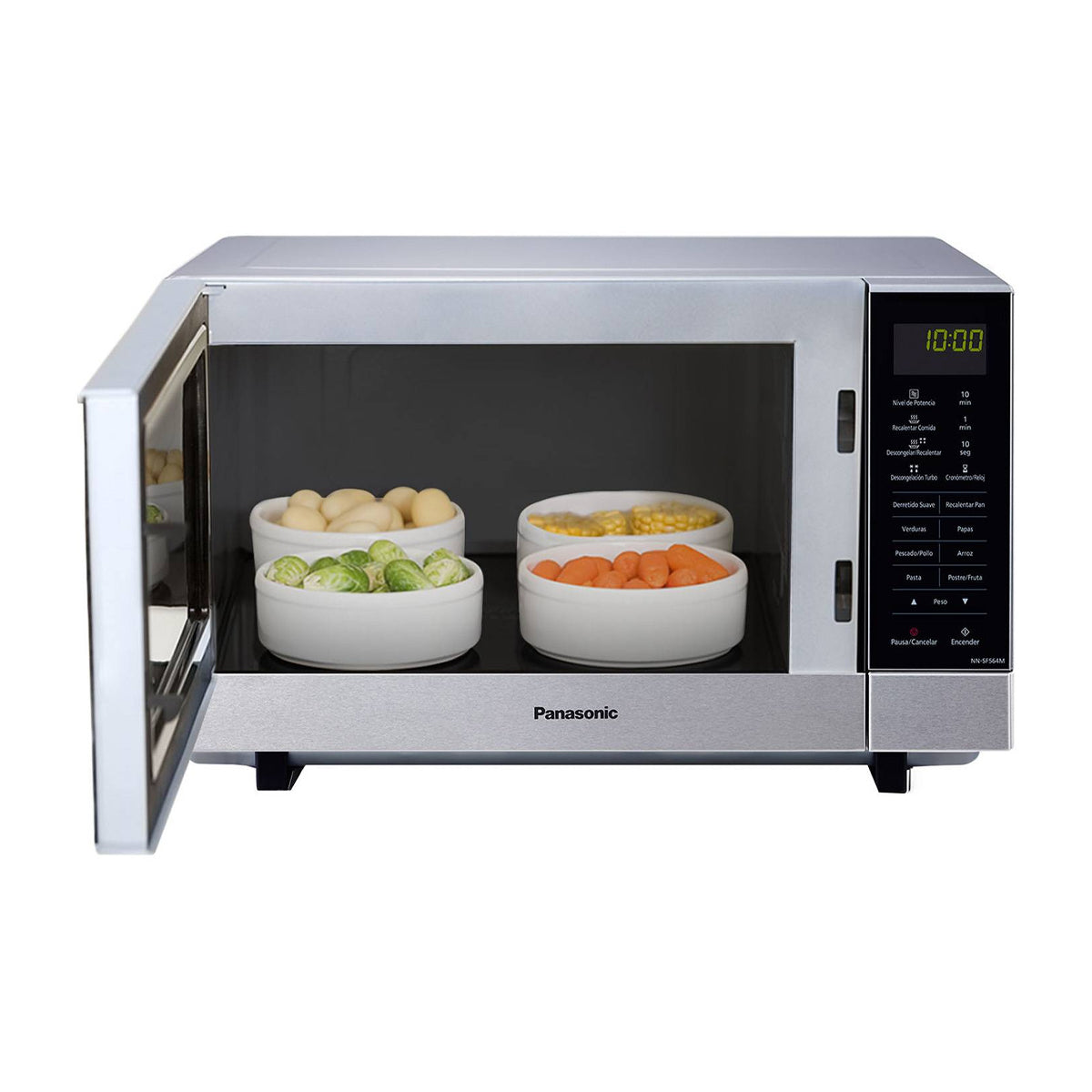 Panasonic Microondas Inverter de 1100W | Grill | 1p3 | Gris