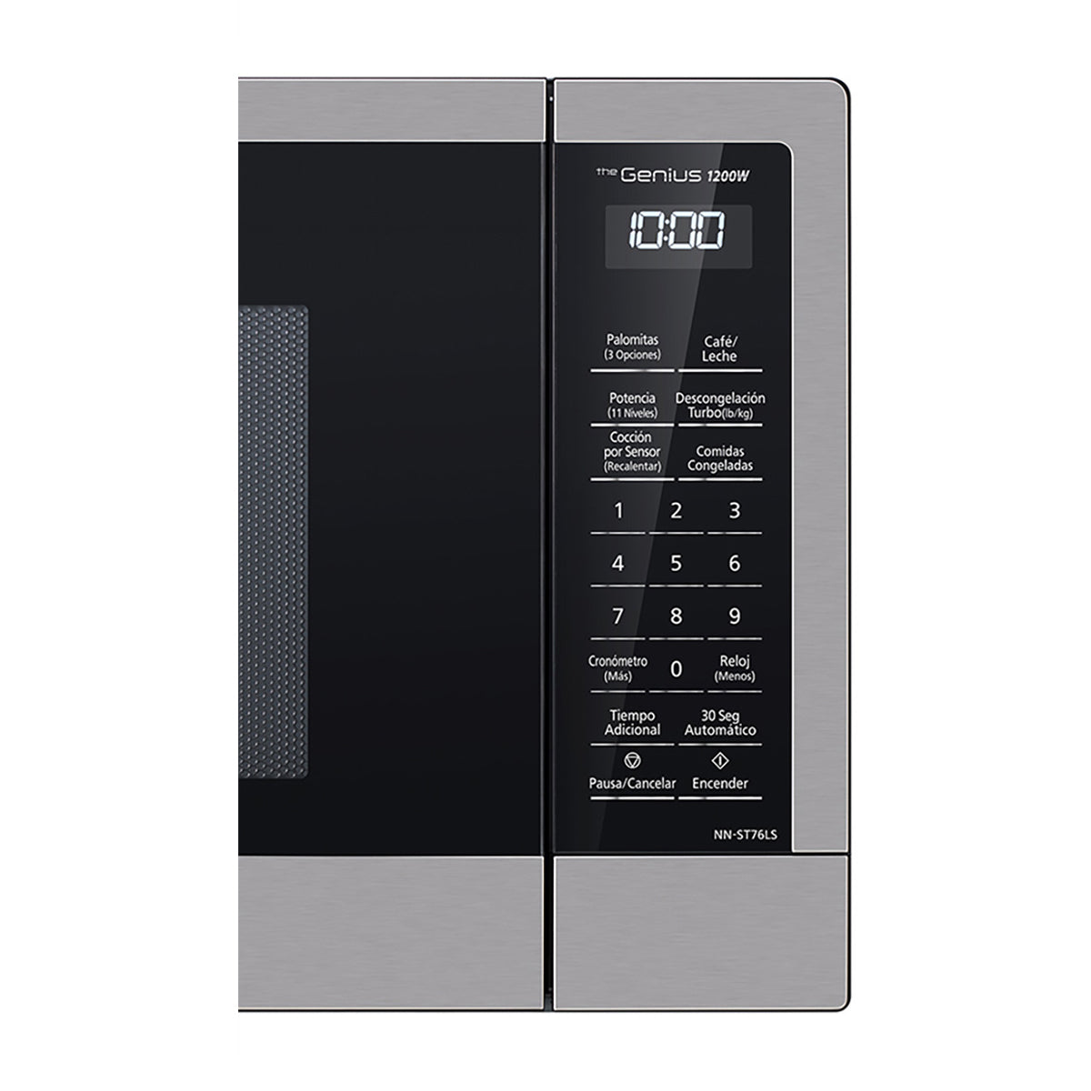 Panasonic Microondas Inverter de 1200W | Cocción por Sensor | 1.6p3 | Plateado