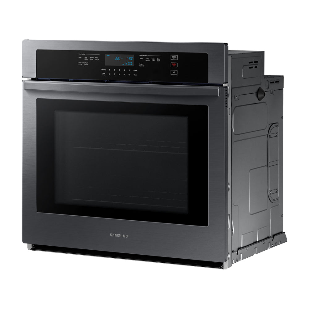 Samsung Horno Multifuncional Empotrable Eléctrico | 30" | 5.1p3 | WiFi | Control Táctil Digital | Interior de Cerámica Azul | Self / Steam Clean | 285°C | Negro