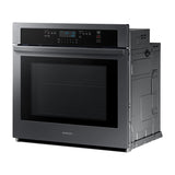 Samsung Horno Multifuncional Empotrable Eléctrico | 30" | 5.1p3 | WiFi | Control Táctil Digital | Interior de Cerámica Azul | Self / Steam Clean | 285°C | Negro
