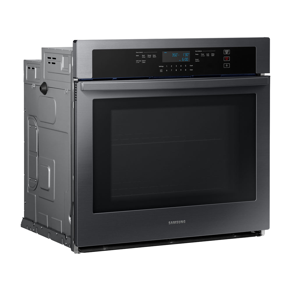 Samsung Horno Multifuncional Empotrable Eléctrico | 30" | 5.1p3 | WiFi | Control Táctil Digital | Interior de Cerámica Azul | Self / Steam Clean | 285°C | Negro