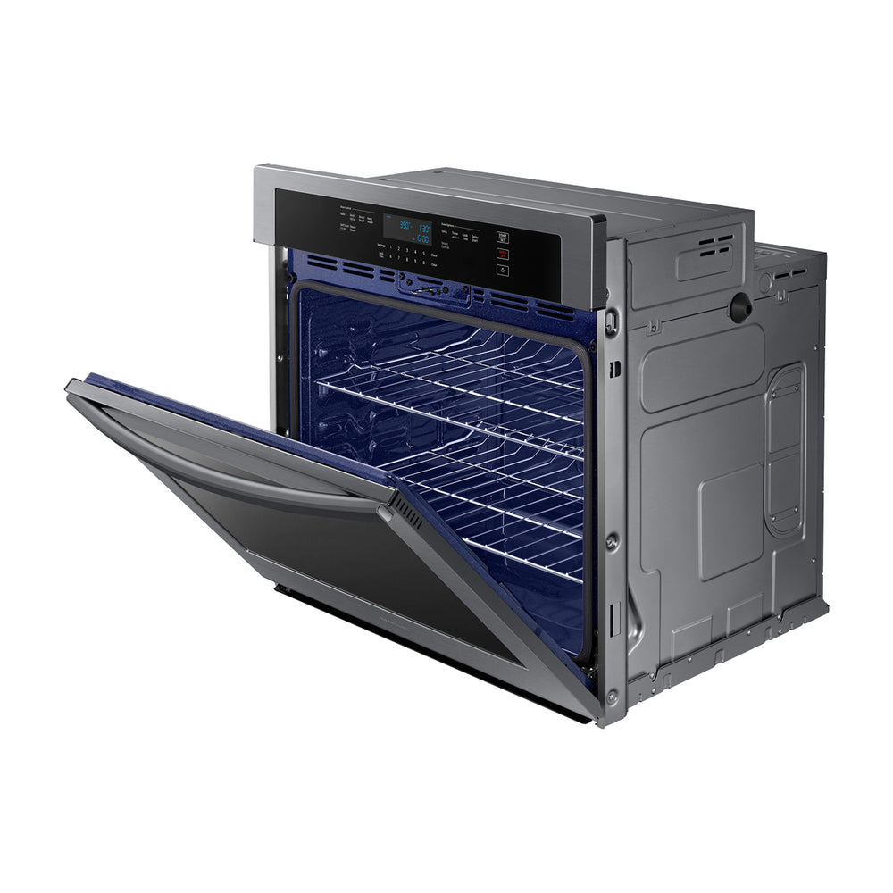Samsung Horno Multifuncional Empotrable Eléctrico | 30" | 5.1p3 | WiFi | Control Táctil Digital | Interior de Cerámica Azul | Self / Steam Clean | 285°C | Negro