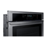 Samsung Horno Multifuncional Empotrable Eléctrico | 30" | 5.1p3 | WiFi | Control Táctil Digital | Interior de Cerámica Azul | Self / Steam Clean | 285°C | Negro