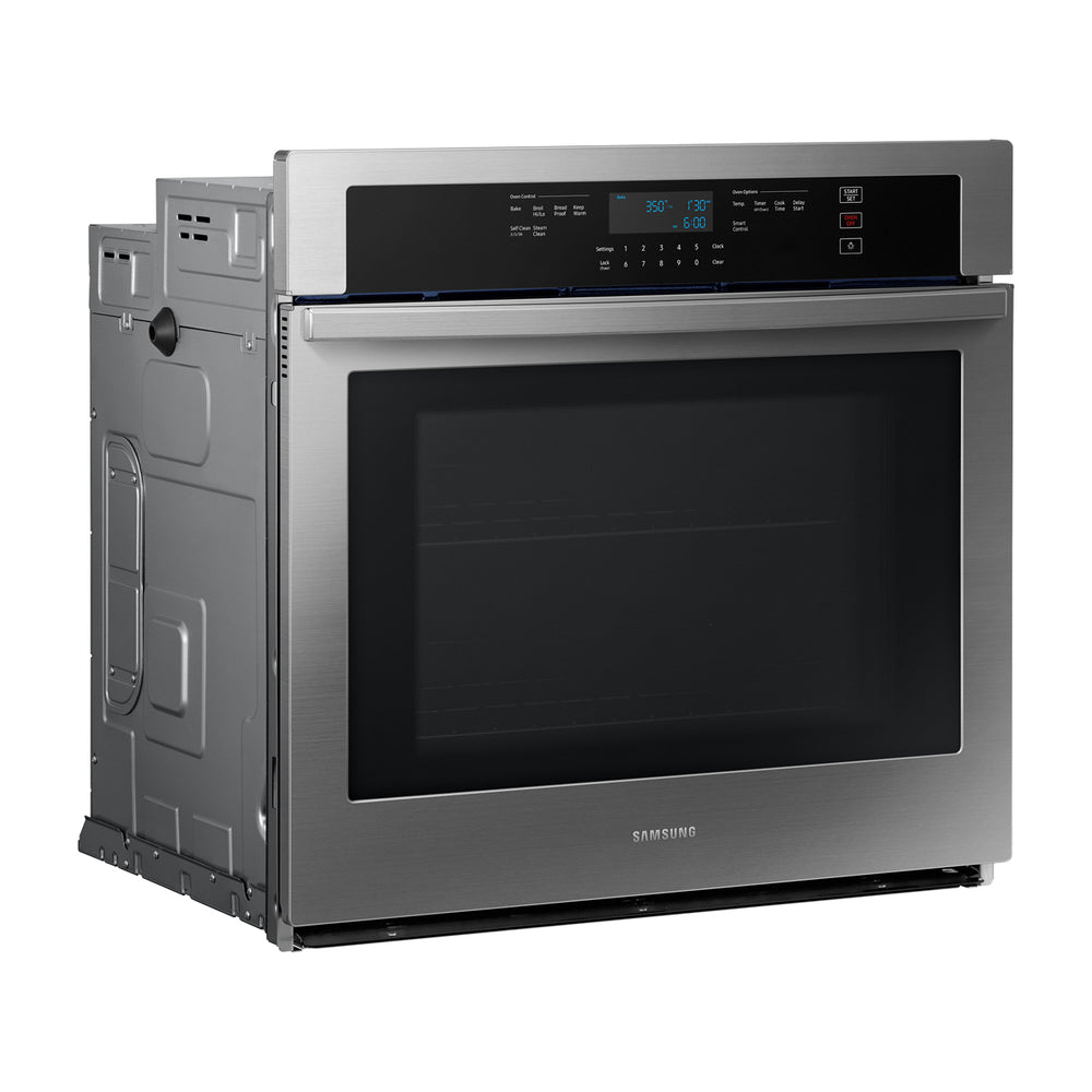 Samsung Horno Multifuncional Empotrable Eléctrico | 30" | 5.1p3 | WiFi | Control Táctil Digital | Interior de Cerámica Azul | Self / Steam Clean | 285°C