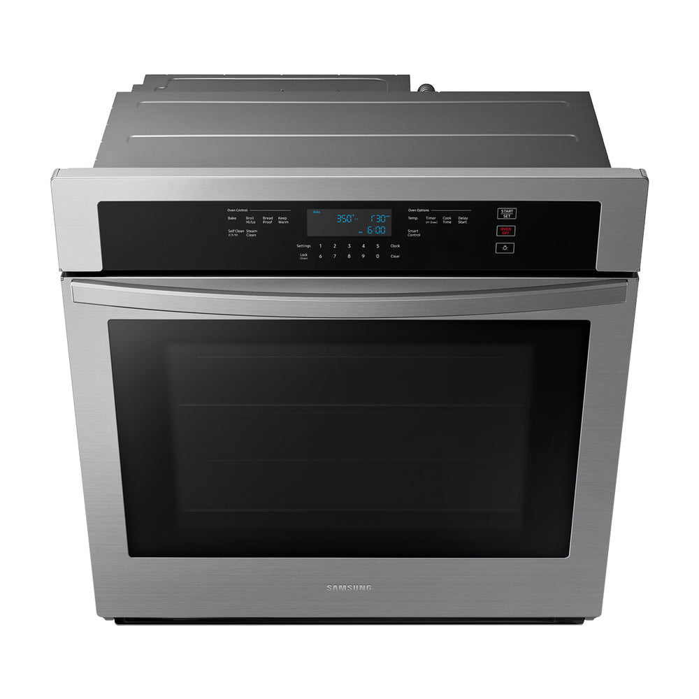 Samsung Horno Multifuncional Empotrable Eléctrico | 30" | 5.1p3 | WiFi | Control Táctil Digital | Interior de Cerámica Azul | Self / Steam Clean | 285°C