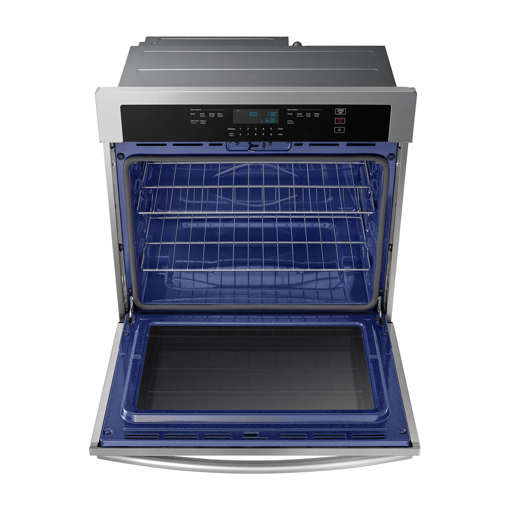 Samsung Horno Multifuncional Empotrable Eléctrico | 30" | 5.1p3 | WiFi | Control Táctil Digital | Interior de Cerámica Azul | Self / Steam Clean | 285°C