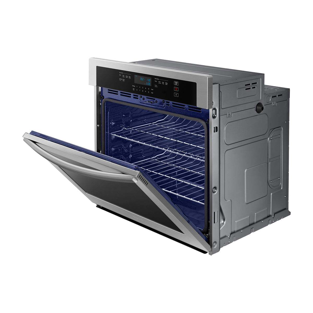 Samsung Horno Multifuncional Empotrable Eléctrico | 30" | 5.1p3 | WiFi | Control Táctil Digital | Interior de Cerámica Azul | Self / Steam Clean | 285°C