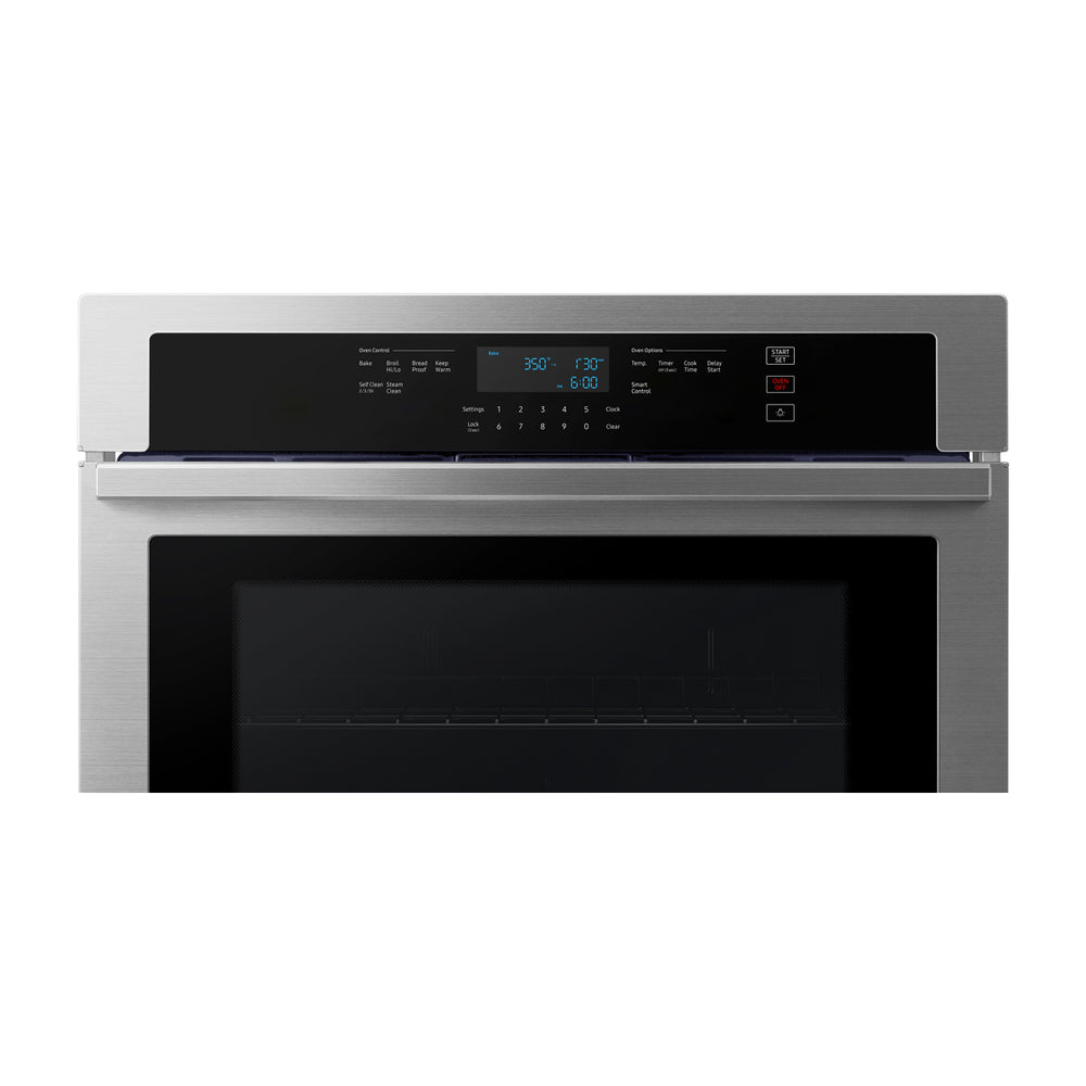 Samsung Horno Multifuncional Empotrable Eléctrico | 30" | 5.1p3 | WiFi | Control Táctil Digital | Interior de Cerámica Azul | Self / Steam Clean | 285°C