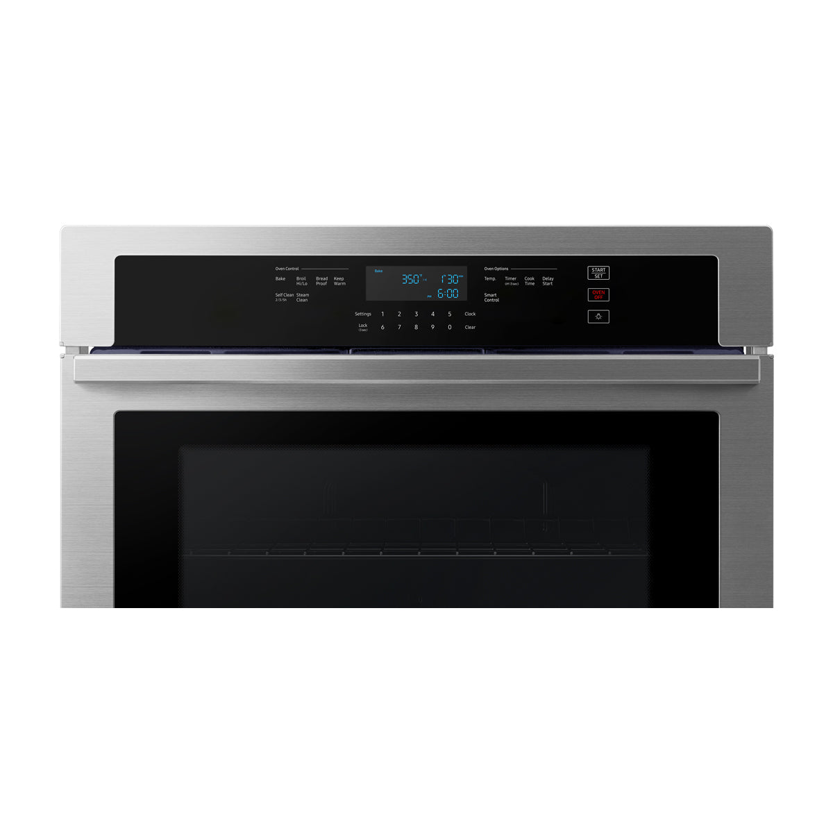 Samsung Horno Multifuncional Empotrable Eléctrico | 30" | 5.1p3 | WiFi | Control Táctil Digital | Interior de Cerámica Azul | Self / Steam Clean | 285°C