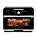 Instant Omni Plus Horno Eléctrico con Freidora de Aire 10-en-1 de 18L | EvenCrisp | Puerta de Vidrio | 1800W | Negro Acero