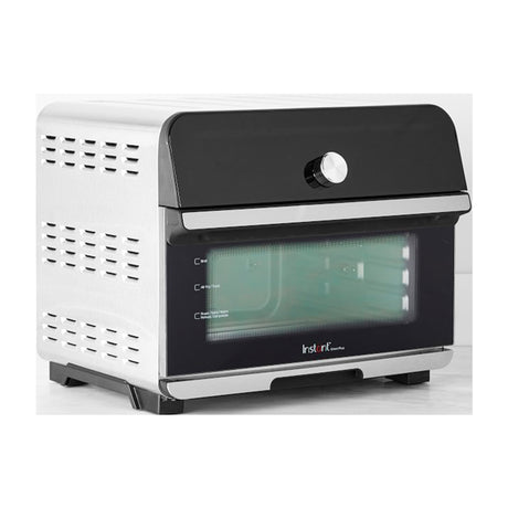 Instant Omni Plus Horno Eléctrico con Freidora de Aire 10-en-1 de 18L | EvenCrisp | Puerta de Vidrio | 1800W | Negro Acero