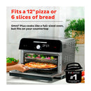 Instant Omni Plus Horno Eléctrico con Freidora de Aire 10-en-1 de 18L | EvenCrisp | Puerta de Vidrio | 1800W | Negro Acero