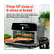Instant Omni Plus Horno Eléctrico con Freidora de Aire 10-en-1 de 18L | EvenCrisp | Puerta de Vidrio | 1800W | Negro Acero