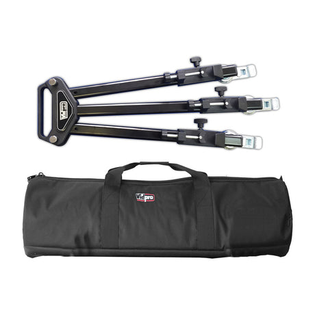 Vidpro Dolly Universal para Trípodes | Ajustable | Frenos