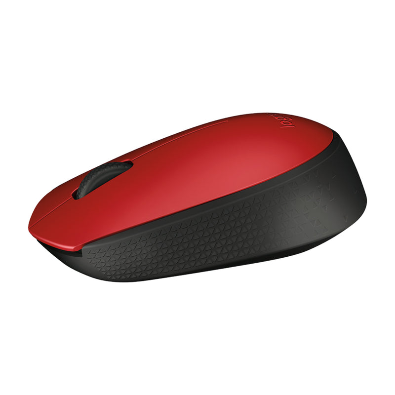 Logitech M170 Mouse Inalambrico | Rojo/Negro