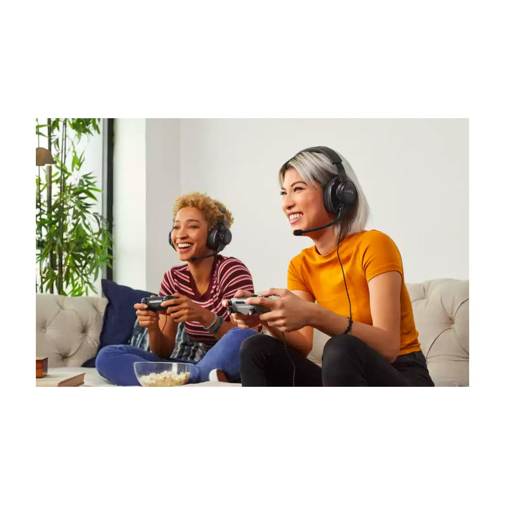 JBL Quantum 300 Headset Gaming Audífonos Over-Ear de Cable para Smartphones / MAC / PC / Consolas