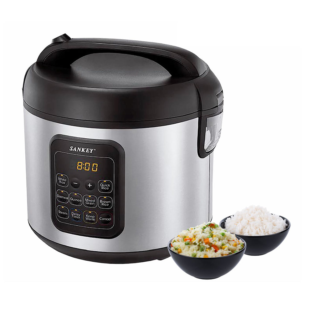 Sankey Olla Multifuncional de 5L | 8 Funciones | Temporizador | Interior Antiadherente Extraíble