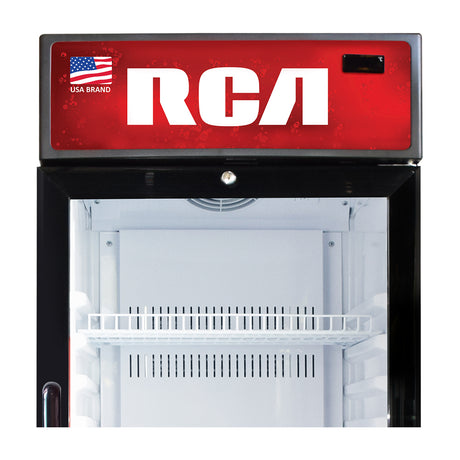 RCA Vitrina Comercial de 1 Puerta | Cierre Automático | Seguridad con Llave | 10p3