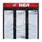 RCA Vitrina Comercial de 3 Puertas | Cierre Automático | Seguridad con Llave | 45p3